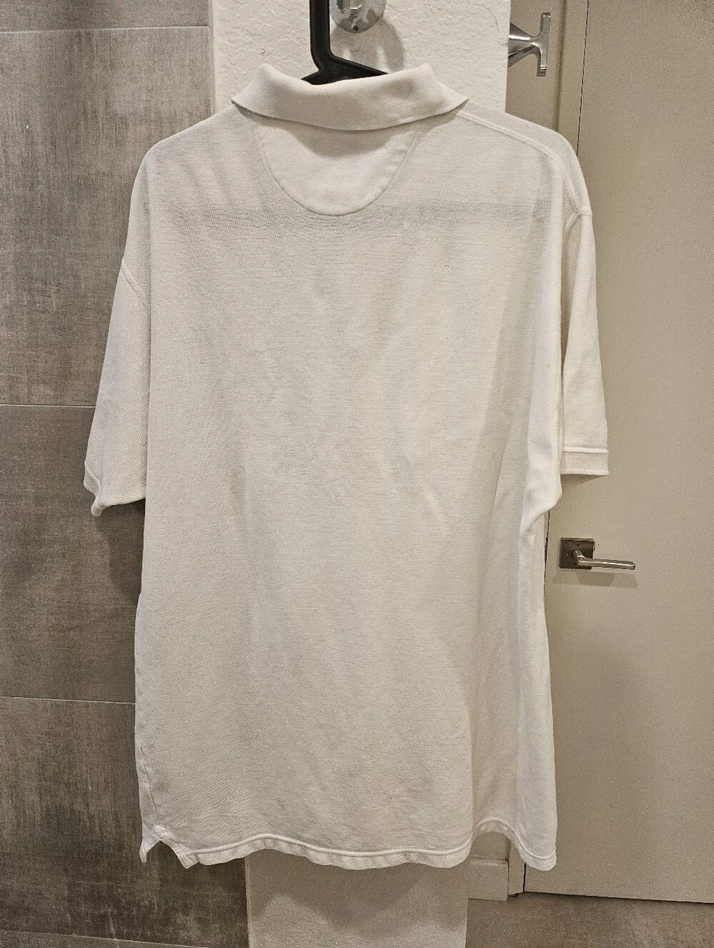 VTG L MENS Chaps RalphLauren White Polo